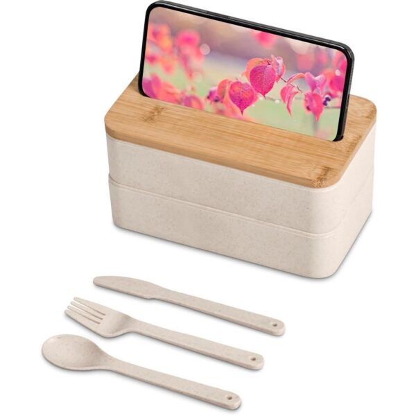 Okiyo Dura Wheat Straw and Bamboo Lunch Box Set