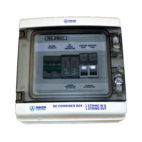 PV combiner box 1 in 1 out