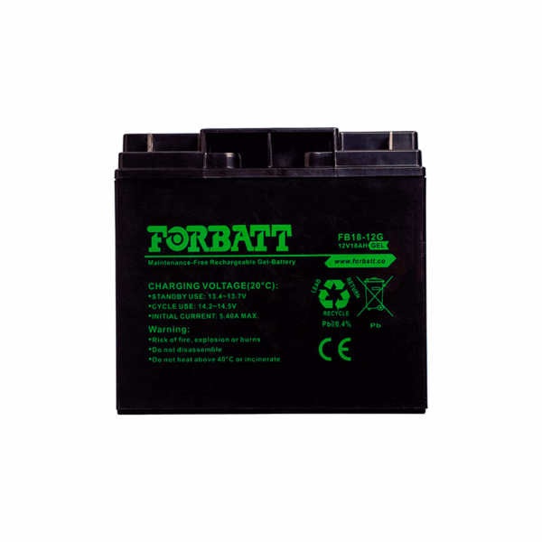 Forbatt rechargeable gel battery 12V 18Ah