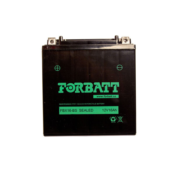 Forbatt motorcycle battery sealed 12V 16Ah FBX16-BS