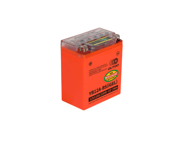 Outdo motorcycle battery 12V 12Ah YB12A-BS