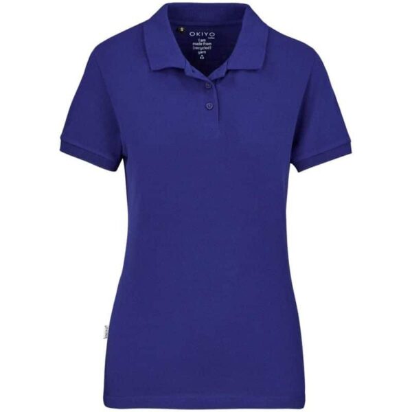 Recycled Yarn Golf T-Shirt Ladies Okiyo Tenyo