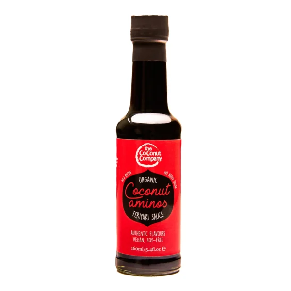 The Coconut Company Organic Coconut Aminos Teriyaki Sauce 160ml box of 12