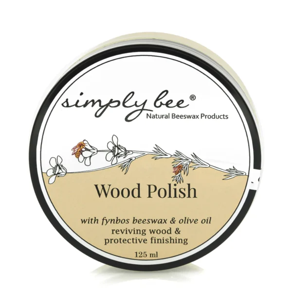 Simply Bee Wood Polish with Fynbos Beeswax & Olive Oil 125ml box of 10 (Copy)