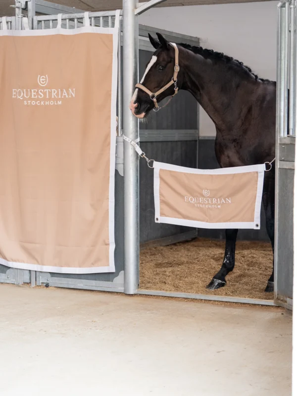 Equestrian Stockholm Stable Curtain and Stable Guard set of 15
