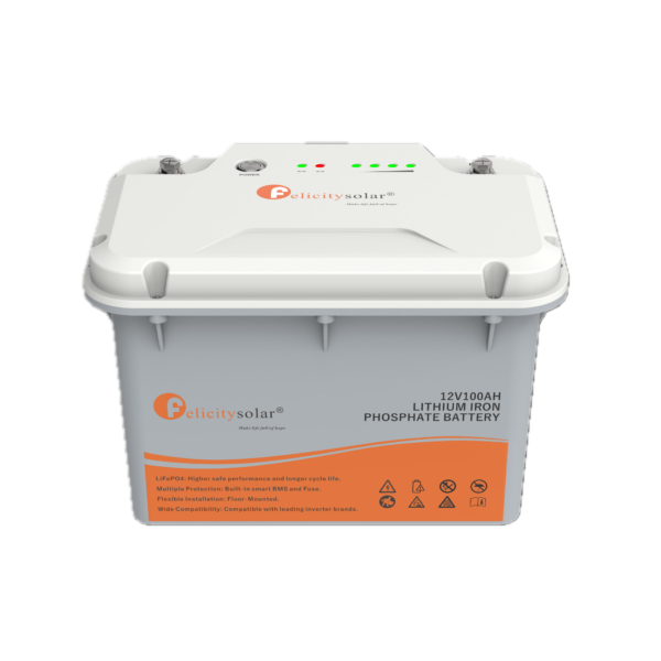 Felicity Solar 12V 100Ah 1.2kWh Lithium Battery