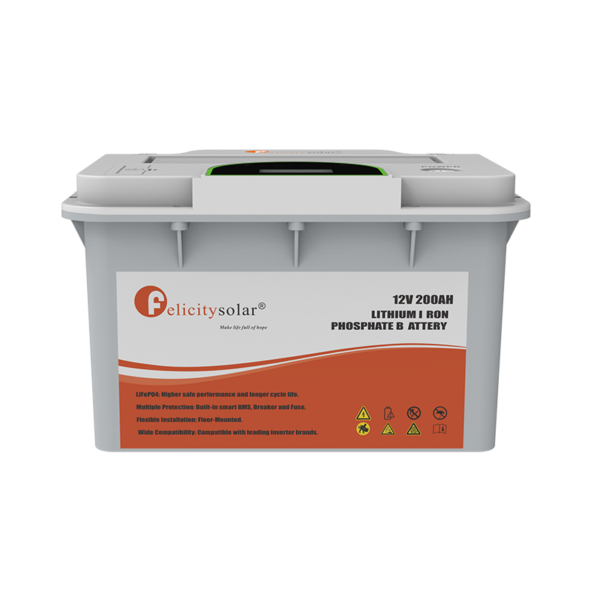 Felicity Solar 12V 200Ah 2.56kWh Lithium Battery